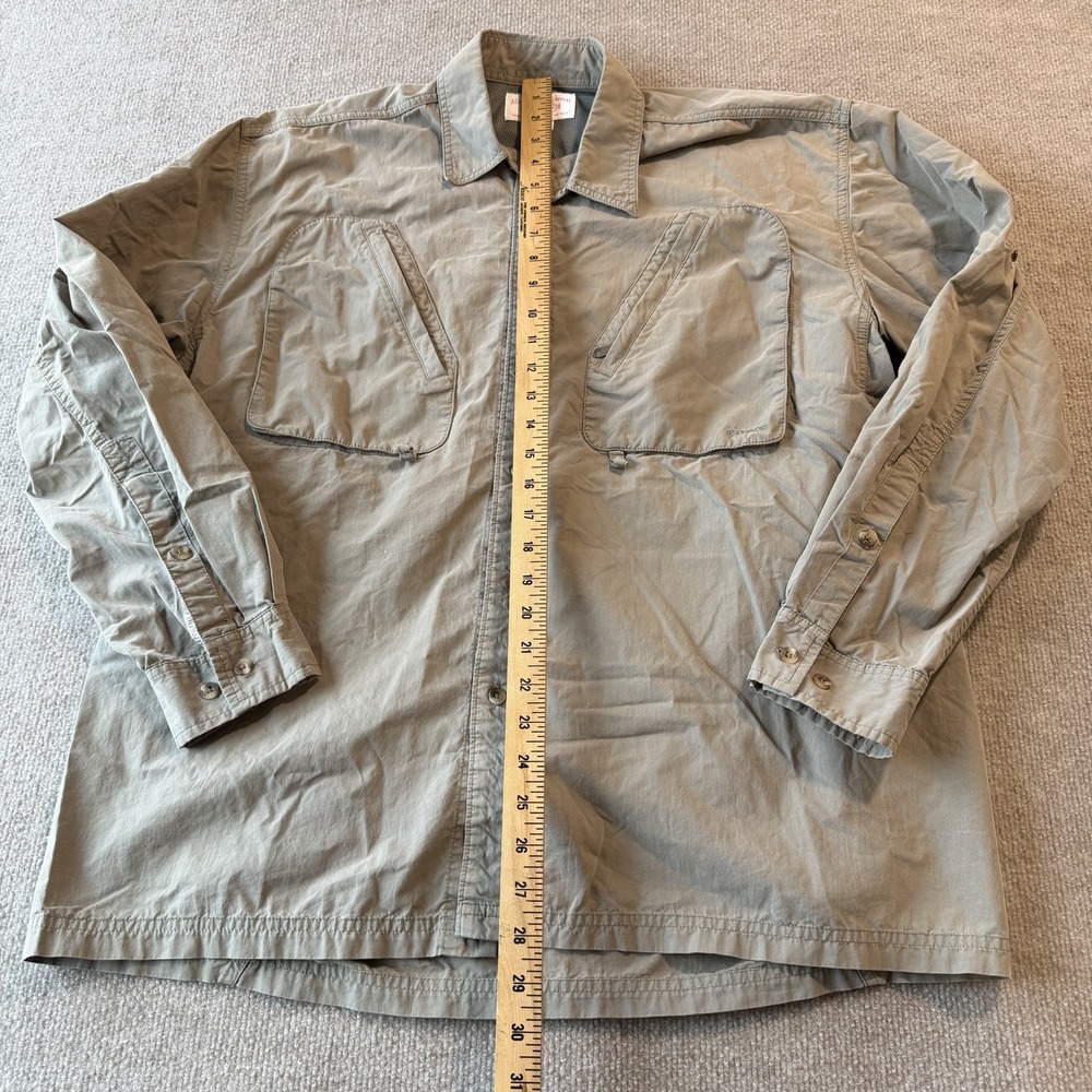 FILSON - Men's Casual Button Down HUNTING Shirt - Olive Green - Large - Picture 4 of 11
